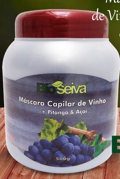 Máscara capilar de Vinho + Pitanga e Açaí 500