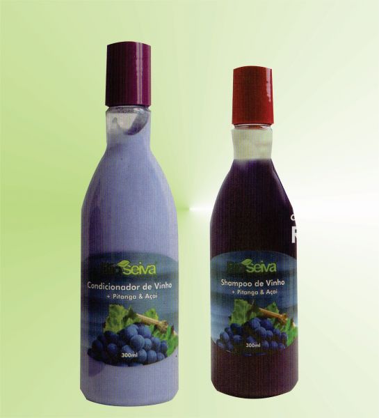 Shampoo de Vinho + Pintanga e Açai & condicionador